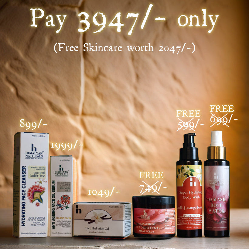 Super Saver Combo - Get Damask Rose Water + Super Hydrating Body Wash + Wild Apricot Meal Scrub FREE