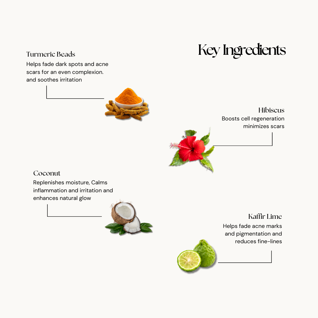 Hydrating Face Cleanser with Encapsulated Turmeric Beads